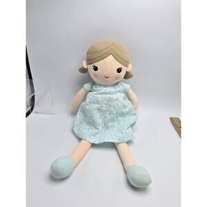 Linzy Toys Soft Plush “Emily” Sweet Cakes Rag Doll 15” Blue